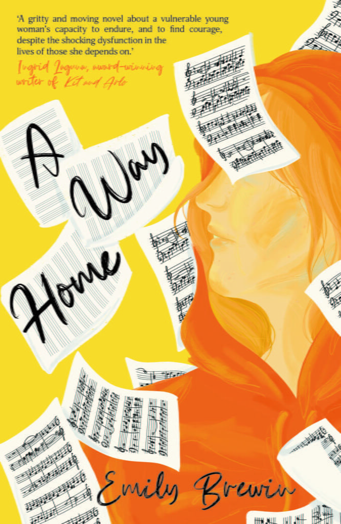 A Way Home young adult book cover by Emily Brewin